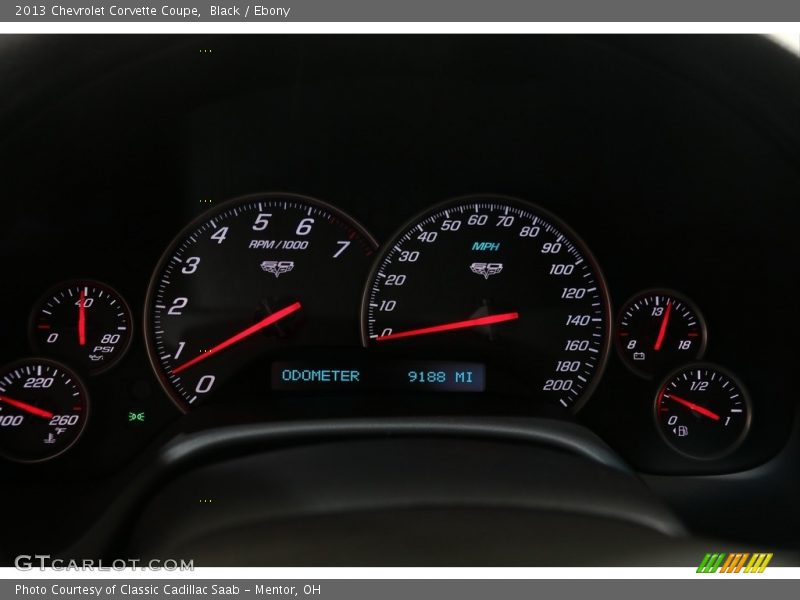  2013 Corvette Coupe Coupe Gauges