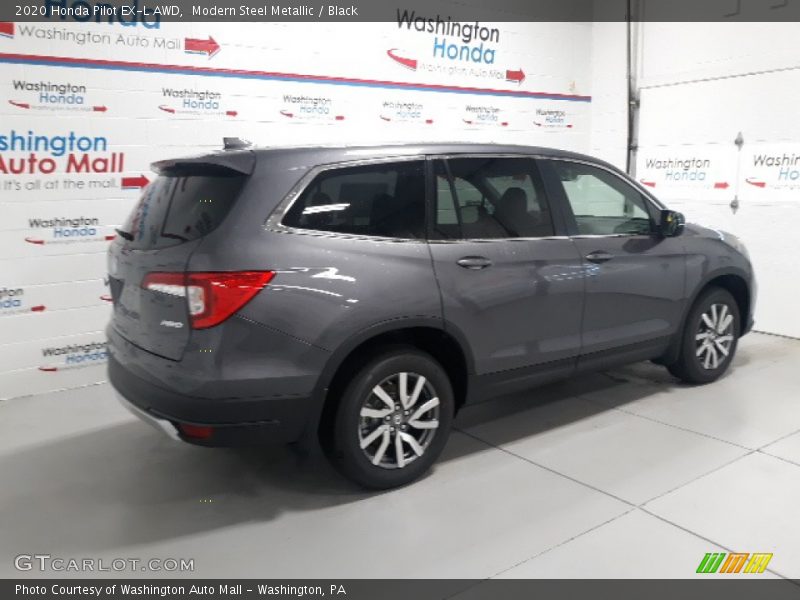 Modern Steel Metallic / Black 2020 Honda Pilot EX-L AWD