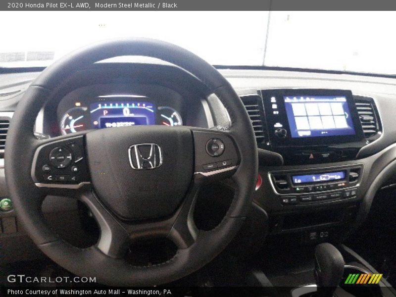 Modern Steel Metallic / Black 2020 Honda Pilot EX-L AWD