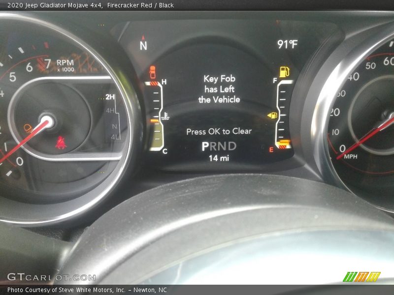 Firecracker Red / Black 2020 Jeep Gladiator Mojave 4x4