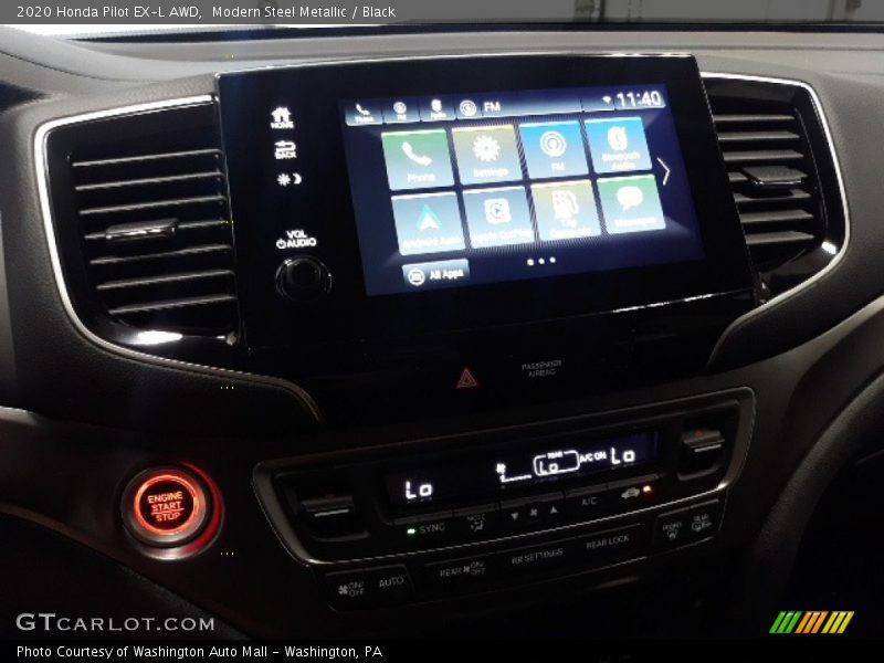 Modern Steel Metallic / Black 2020 Honda Pilot EX-L AWD