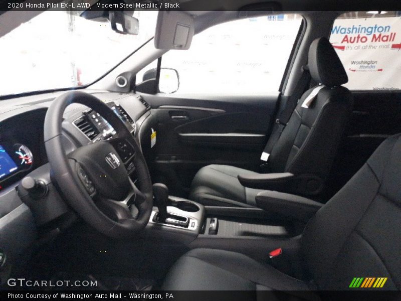 Modern Steel Metallic / Black 2020 Honda Pilot EX-L AWD