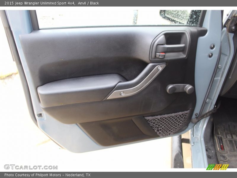 Anvil / Black 2015 Jeep Wrangler Unlimited Sport 4x4