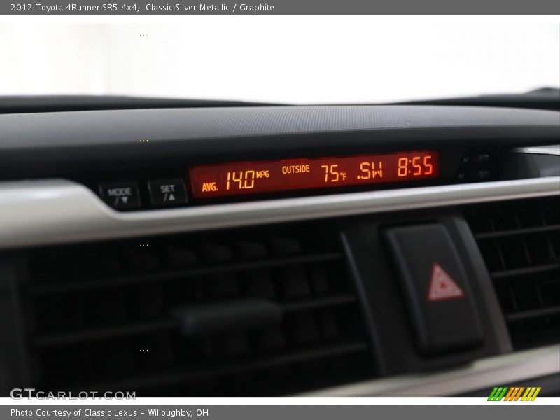 Classic Silver Metallic / Graphite 2012 Toyota 4Runner SR5 4x4