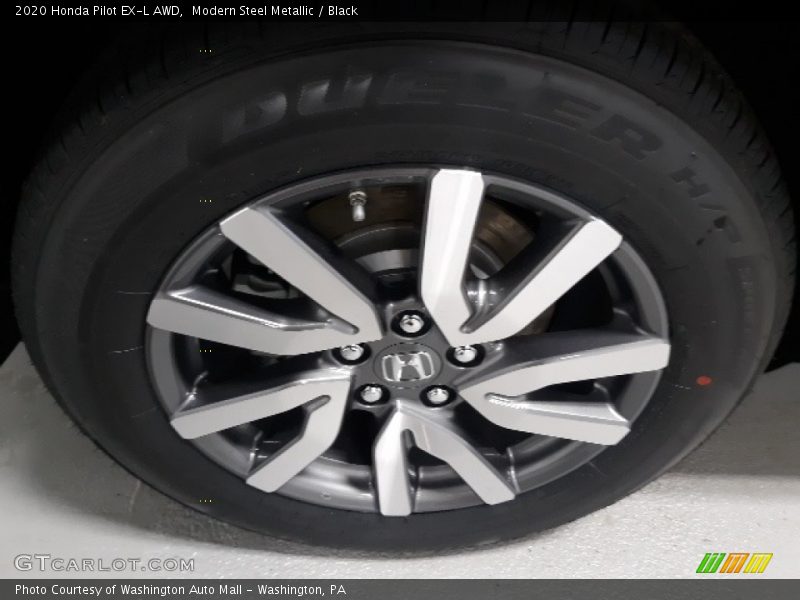 Modern Steel Metallic / Black 2020 Honda Pilot EX-L AWD