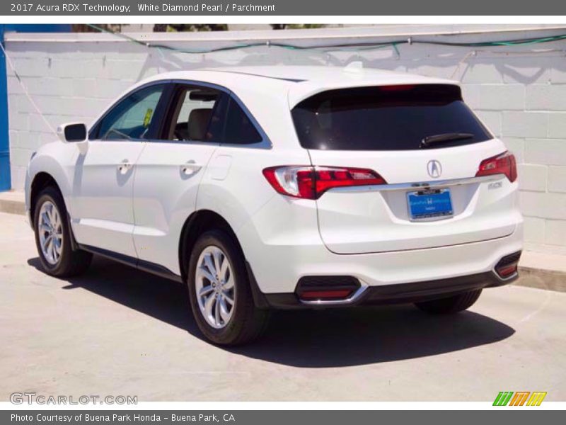 White Diamond Pearl / Parchment 2017 Acura RDX Technology