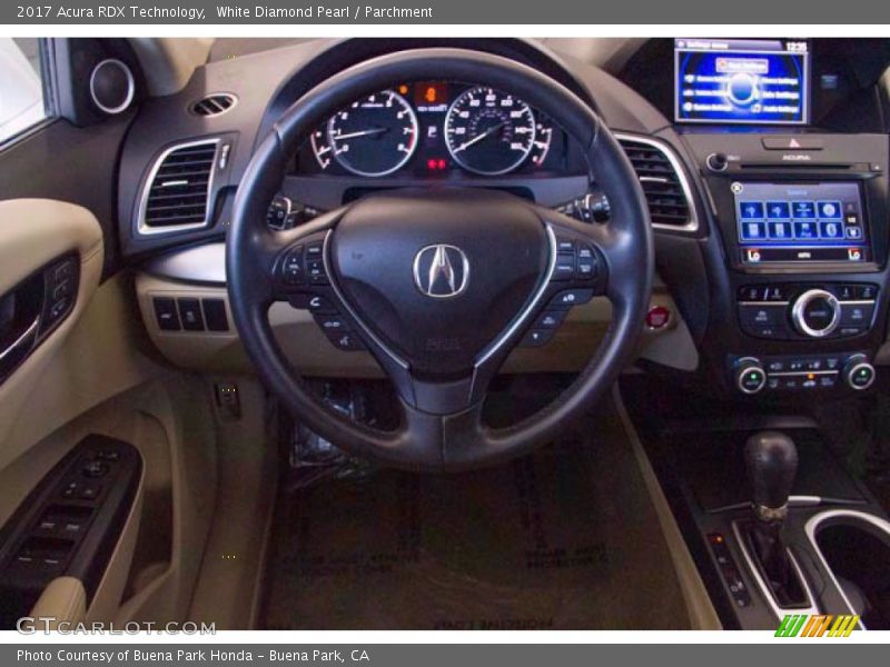 White Diamond Pearl / Parchment 2017 Acura RDX Technology