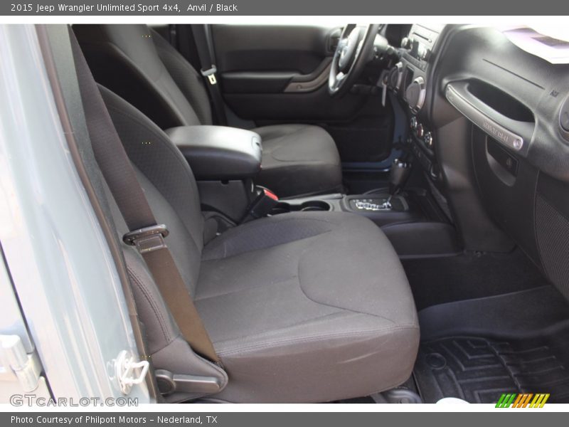 Anvil / Black 2015 Jeep Wrangler Unlimited Sport 4x4