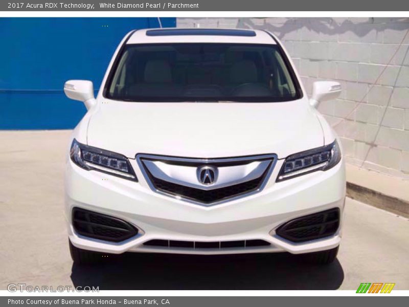 White Diamond Pearl / Parchment 2017 Acura RDX Technology
