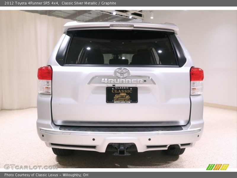 Classic Silver Metallic / Graphite 2012 Toyota 4Runner SR5 4x4