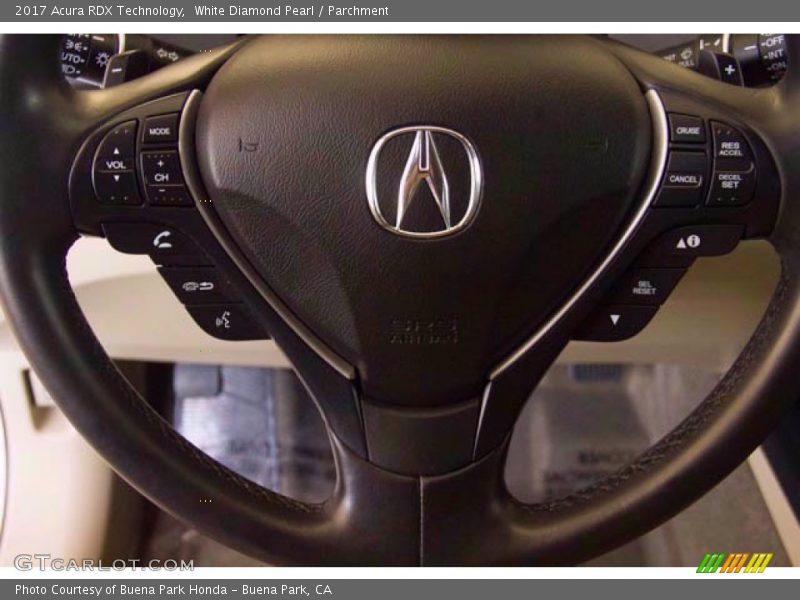 White Diamond Pearl / Parchment 2017 Acura RDX Technology