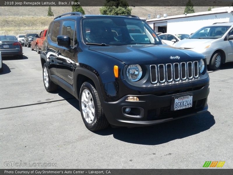 Black / Black 2018 Jeep Renegade Latitude