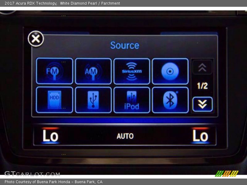 White Diamond Pearl / Parchment 2017 Acura RDX Technology