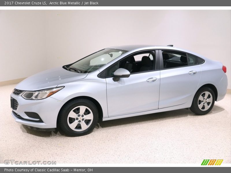 Arctic Blue Metallic / Jet Black 2017 Chevrolet Cruze LS
