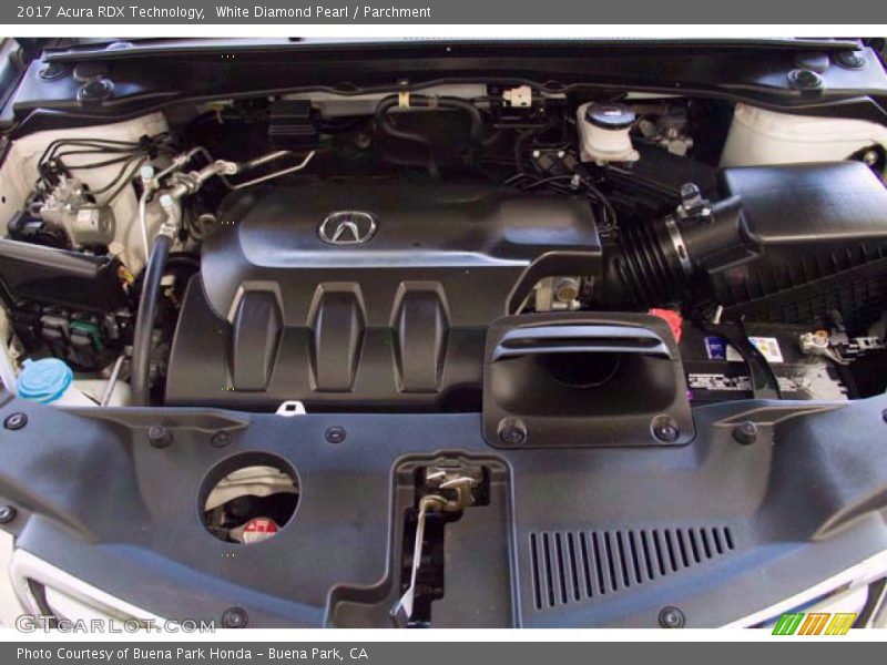 White Diamond Pearl / Parchment 2017 Acura RDX Technology