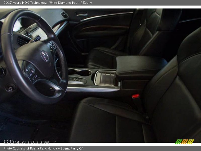 White Diamond Pearl / Ebony 2017 Acura MDX Technology