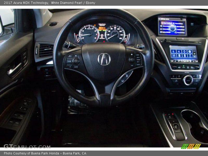 White Diamond Pearl / Ebony 2017 Acura MDX Technology
