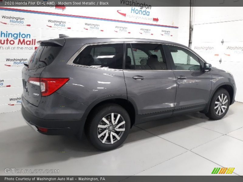Modern Steel Metallic / Black 2020 Honda Pilot EX-L AWD