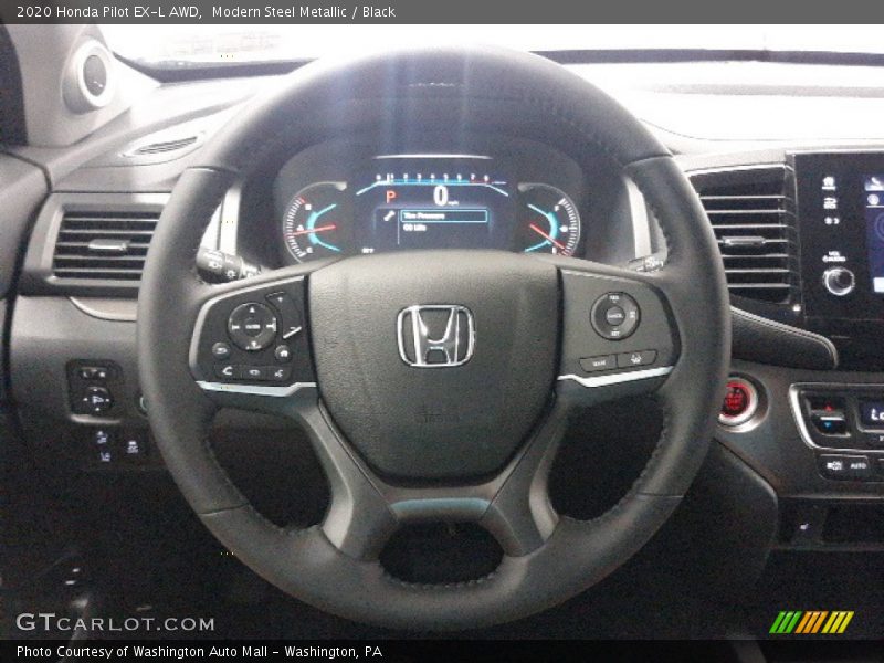 Modern Steel Metallic / Black 2020 Honda Pilot EX-L AWD
