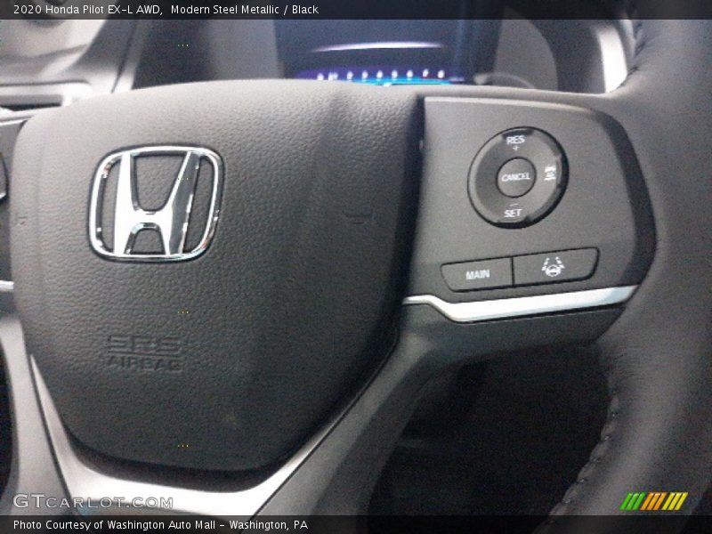 Modern Steel Metallic / Black 2020 Honda Pilot EX-L AWD