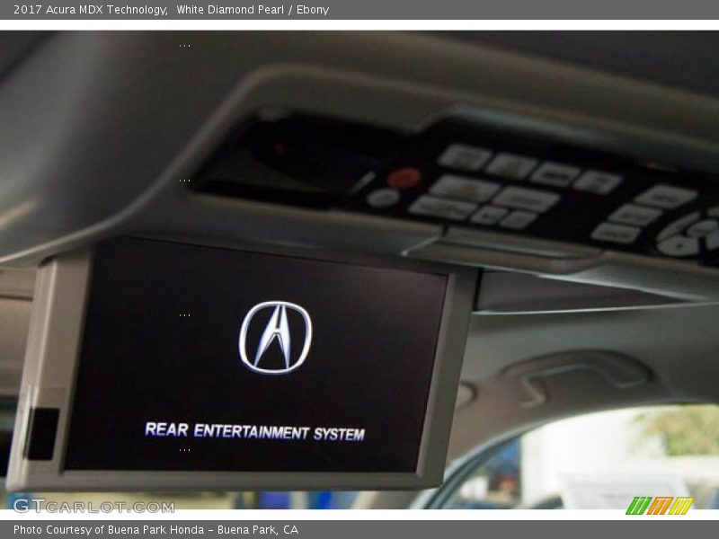 White Diamond Pearl / Ebony 2017 Acura MDX Technology