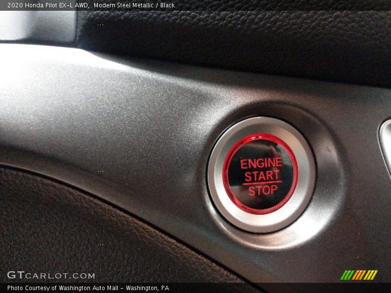 Modern Steel Metallic / Black 2020 Honda Pilot EX-L AWD