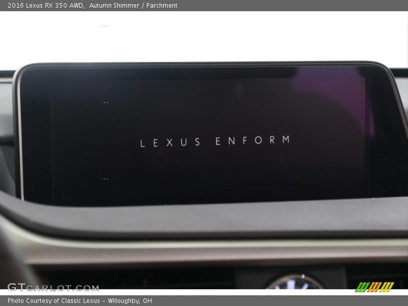Autumn Shimmer / Parchment 2016 Lexus RX 350 AWD