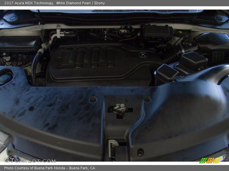 White Diamond Pearl / Ebony 2017 Acura MDX Technology