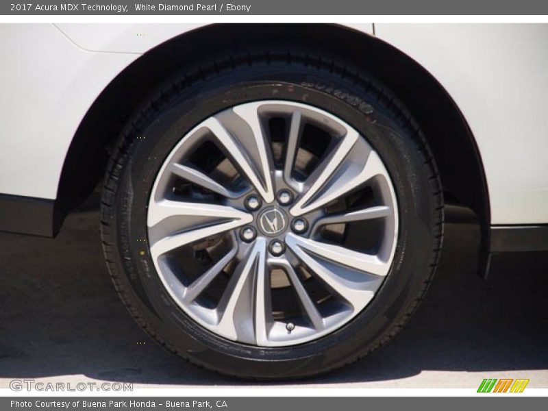 White Diamond Pearl / Ebony 2017 Acura MDX Technology
