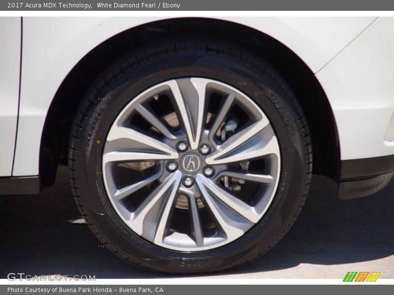 White Diamond Pearl / Ebony 2017 Acura MDX Technology