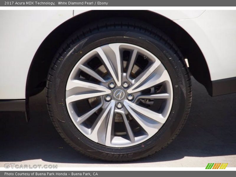 White Diamond Pearl / Ebony 2017 Acura MDX Technology