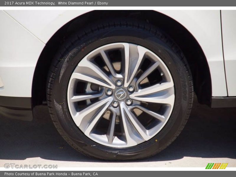 White Diamond Pearl / Ebony 2017 Acura MDX Technology