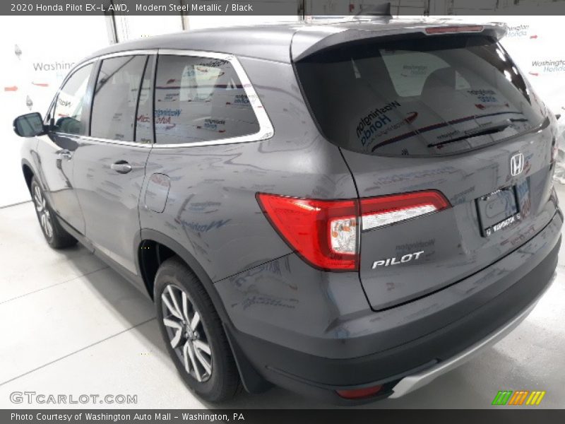Modern Steel Metallic / Black 2020 Honda Pilot EX-L AWD