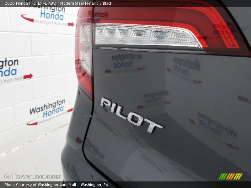 Modern Steel Metallic / Black 2020 Honda Pilot EX-L AWD