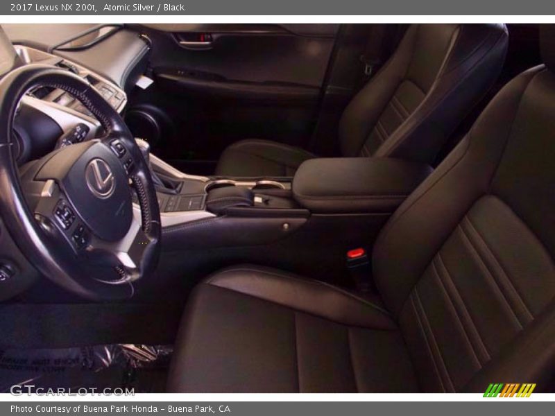 Atomic Silver / Black 2017 Lexus NX 200t