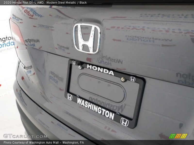 Modern Steel Metallic / Black 2020 Honda Pilot EX-L AWD