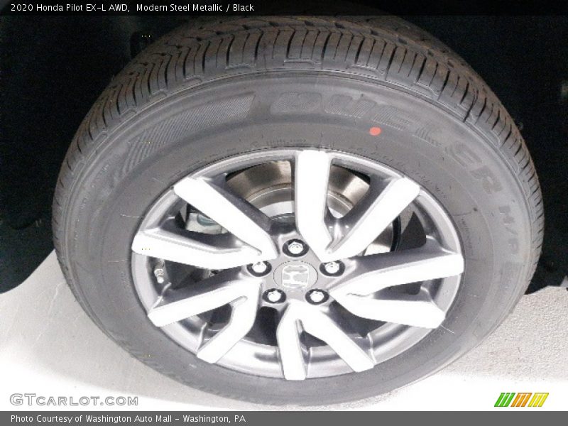 Modern Steel Metallic / Black 2020 Honda Pilot EX-L AWD