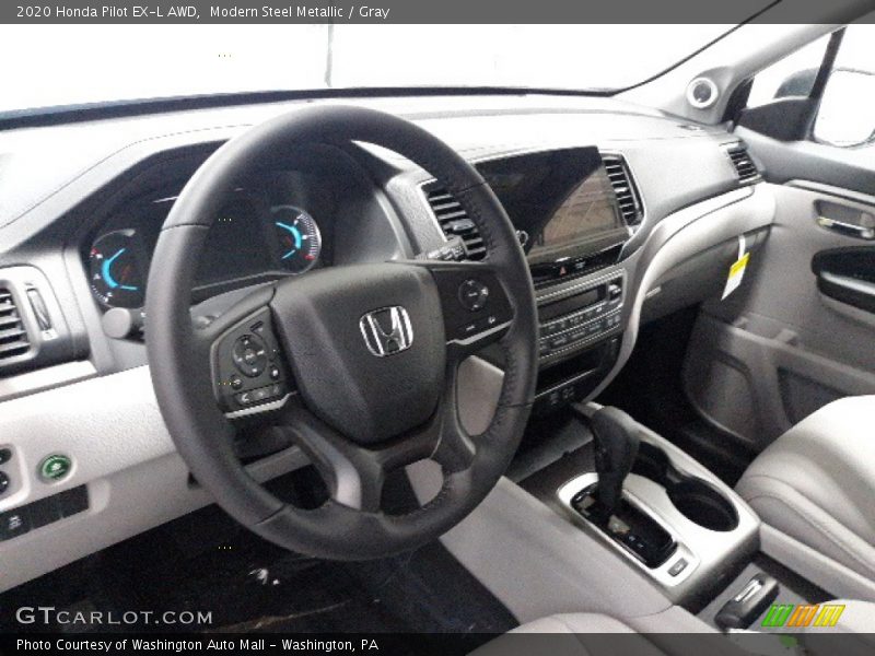 Modern Steel Metallic / Gray 2020 Honda Pilot EX-L AWD