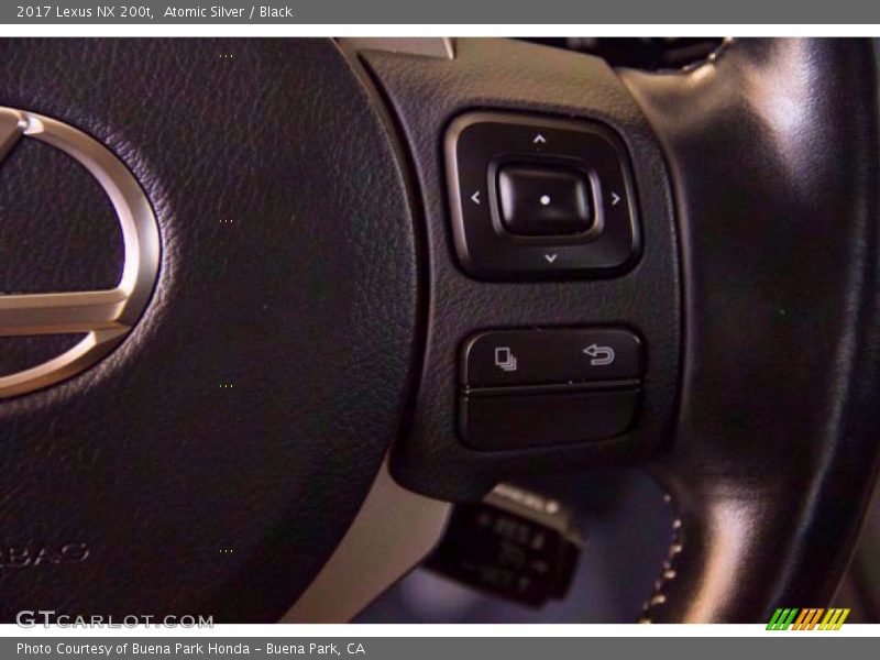 Atomic Silver / Black 2017 Lexus NX 200t