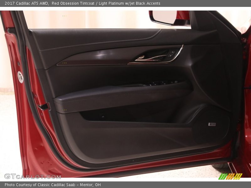 Red Obsession Tintcoat / Light Platinum w/Jet Black Accents 2017 Cadillac ATS AWD