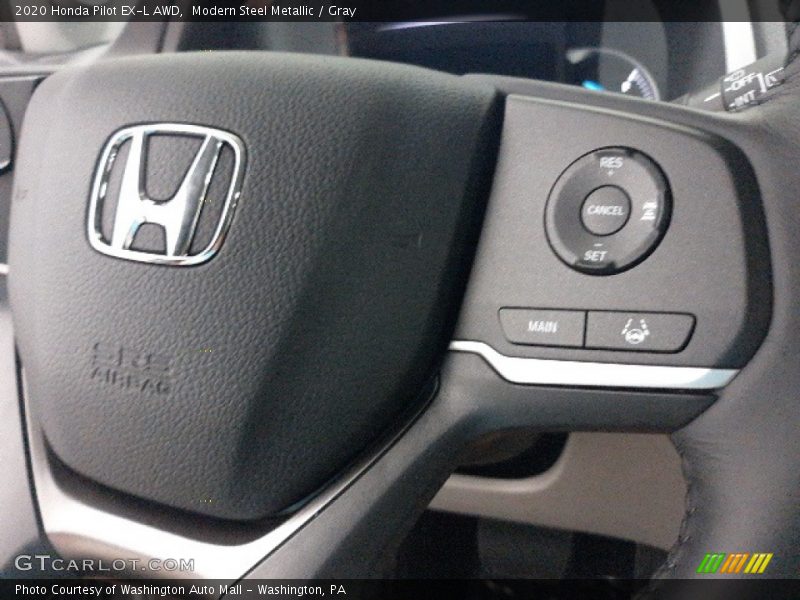 Modern Steel Metallic / Gray 2020 Honda Pilot EX-L AWD