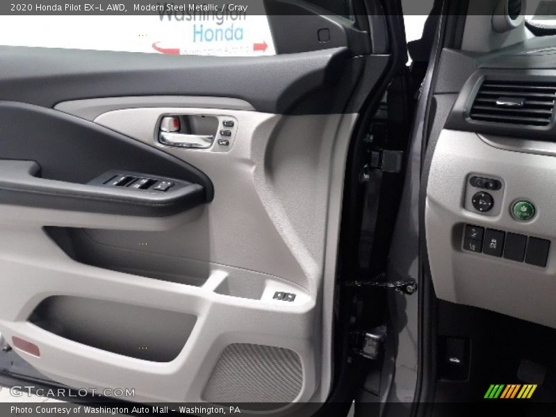 Modern Steel Metallic / Gray 2020 Honda Pilot EX-L AWD