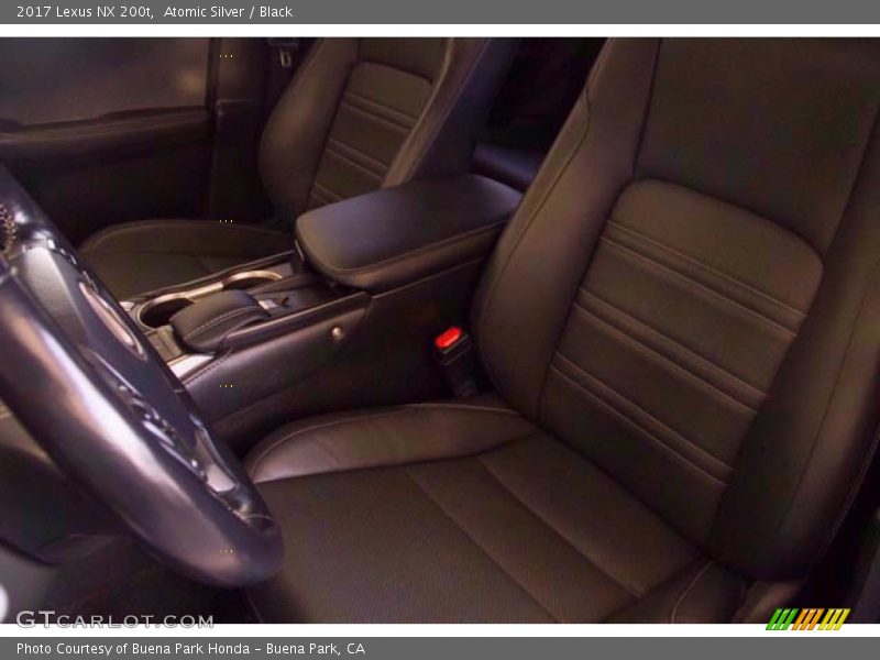 Atomic Silver / Black 2017 Lexus NX 200t