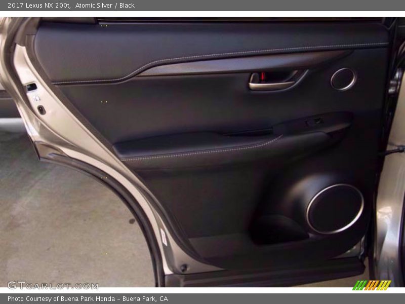 Atomic Silver / Black 2017 Lexus NX 200t