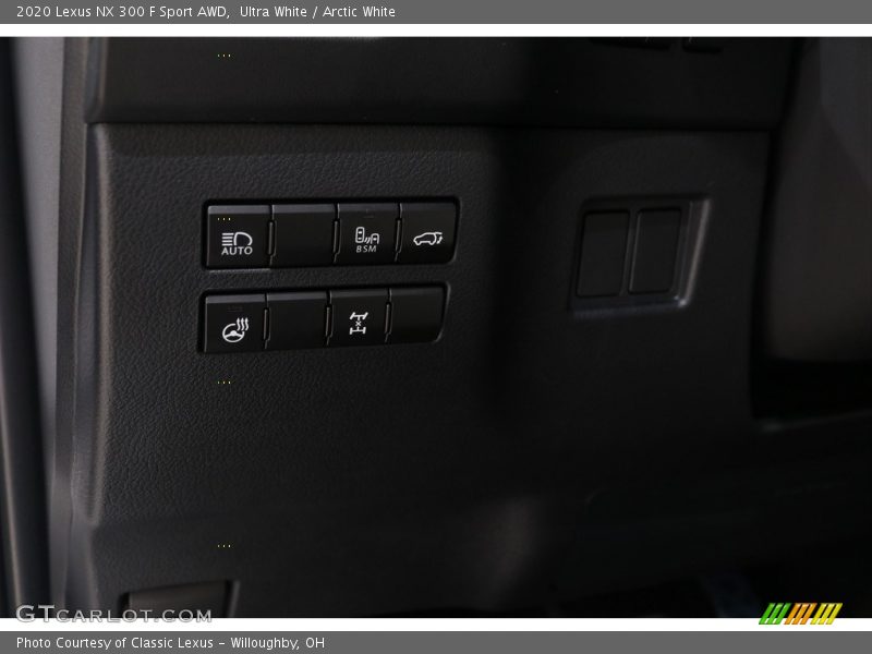 Controls of 2020 NX 300 F Sport AWD