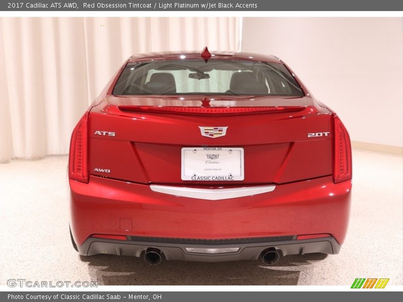 Red Obsession Tintcoat / Light Platinum w/Jet Black Accents 2017 Cadillac ATS AWD
