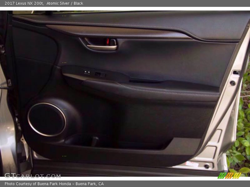 Atomic Silver / Black 2017 Lexus NX 200t