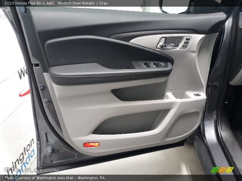 Modern Steel Metallic / Gray 2020 Honda Pilot EX-L AWD