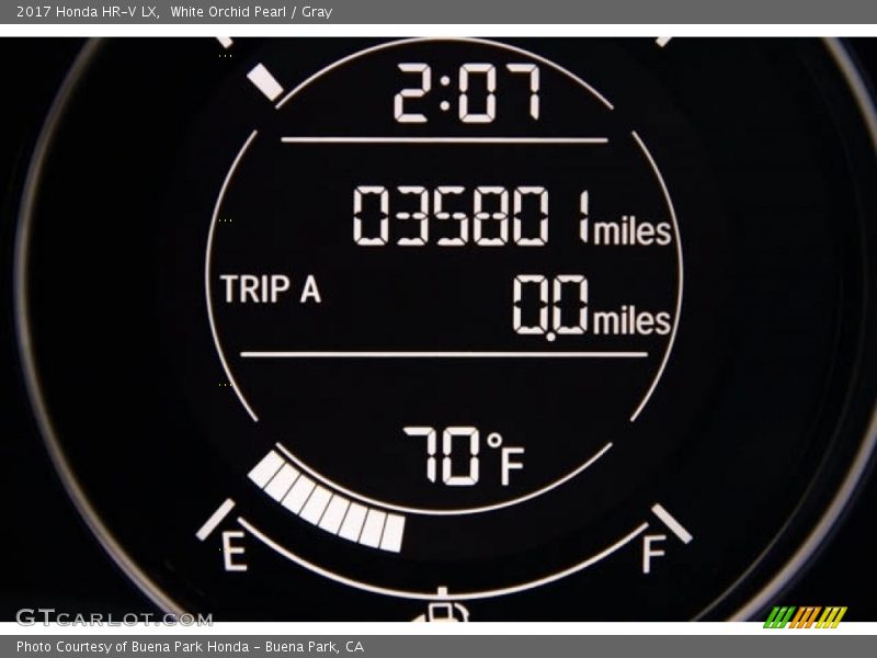 White Orchid Pearl / Gray 2017 Honda HR-V LX