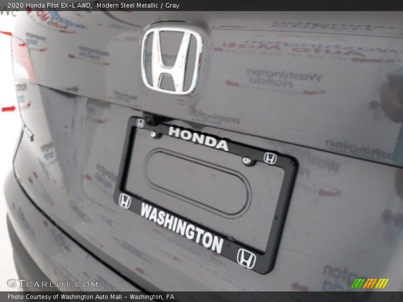 Modern Steel Metallic / Gray 2020 Honda Pilot EX-L AWD